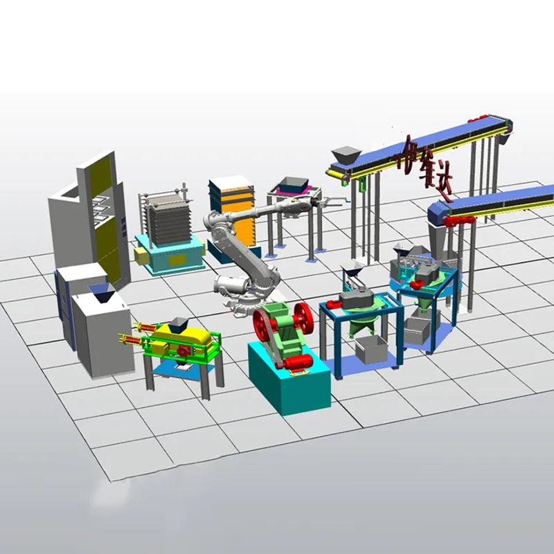 Система пробоподготовки для промышленных роботов в горнодобывающей промышленности (2)